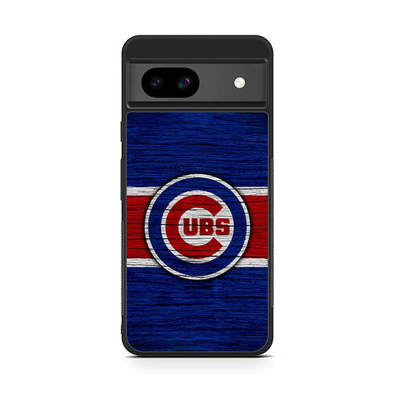 Chicago Cubs Wooden Style Google Pixel 8a Case