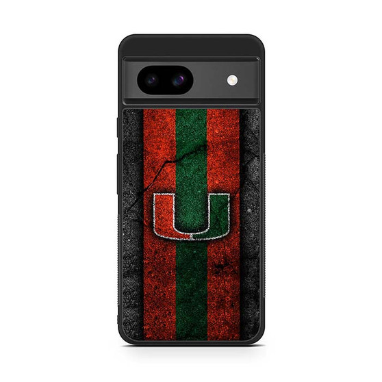 Miami Hurricanes  Asphalt Style Google Pixel 8a Case