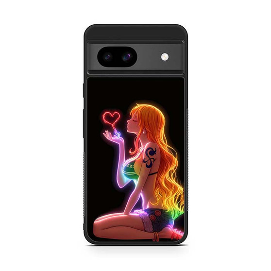 One Piece Series Nami Neon Art Google Pixel 8a Case