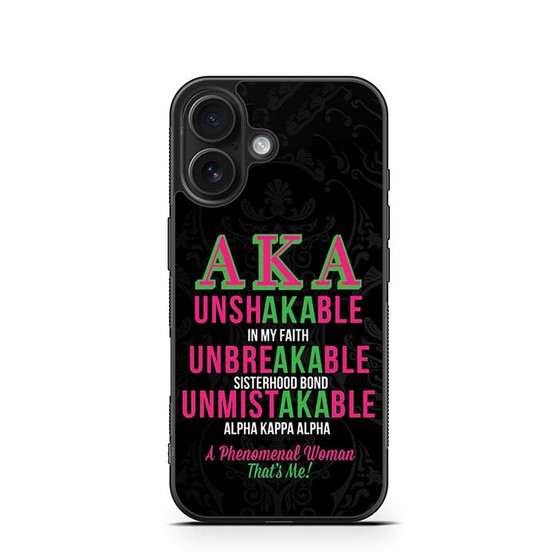 Alpha Kappa Alpha Unshakable iPhone 16 Series Case