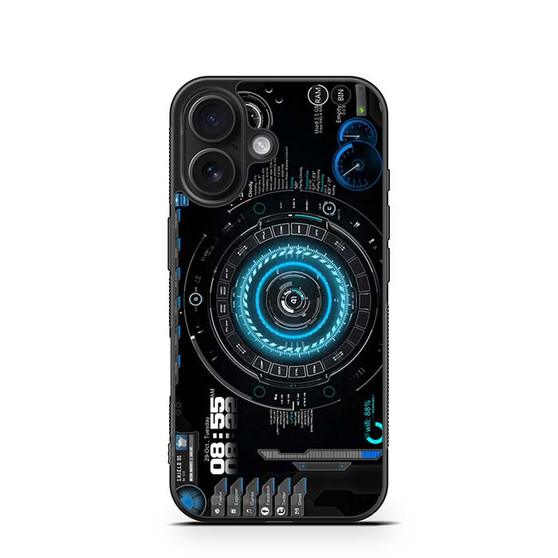 Jarvis interface iron man iPhone 16 Series Case