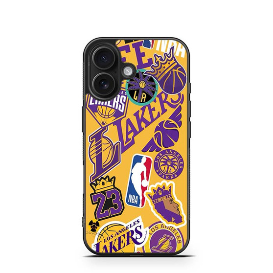 Lakers Collages iPhone 16 Series Case