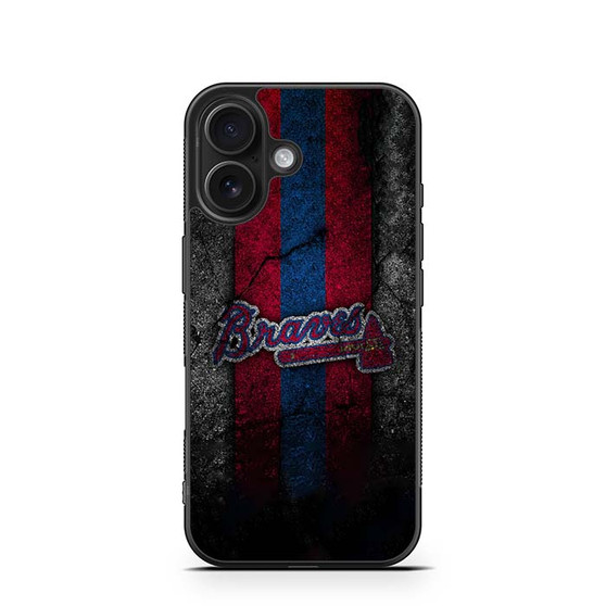 Atlanta Braves Asphalt Style iPhone 16 Series Case