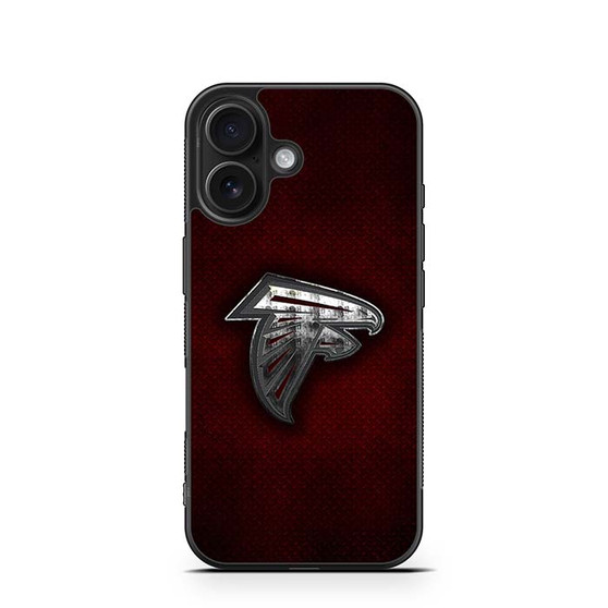 Atlanta Falcons Metal logo iPhone 16 Series Case