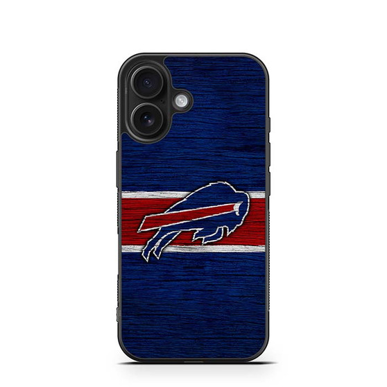 Buffalo Bills Wooden Style iPhone 16 Series Case
