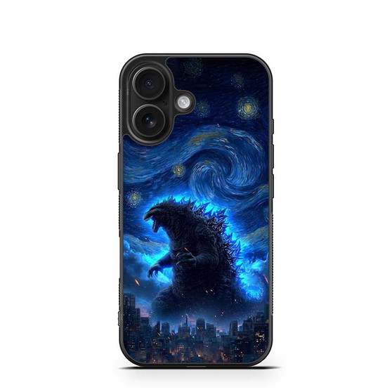 Gozzilla Starry night iPhone 16 Series Case