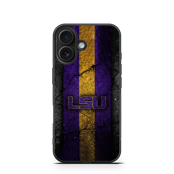 LSU Tigers Asphalt Style iPhone 16 Series Case