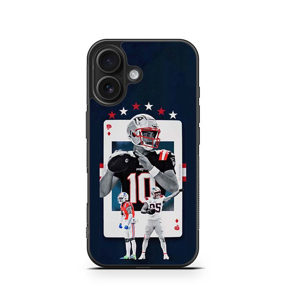 New England Patriots Mac Jones iPhone 16 Series Case