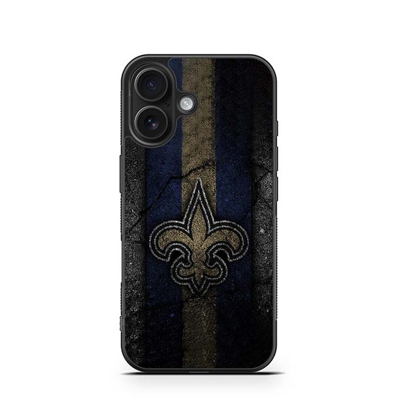 New Orleans Saints Asphalt Style iPhone 16 Series Case