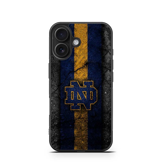 Notre Dame Fighting Irish Asphalt Style iPhone 16 Series Case
