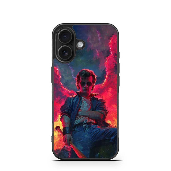 Stranger Things Steve Harrington Art iPhone 16 Series Case