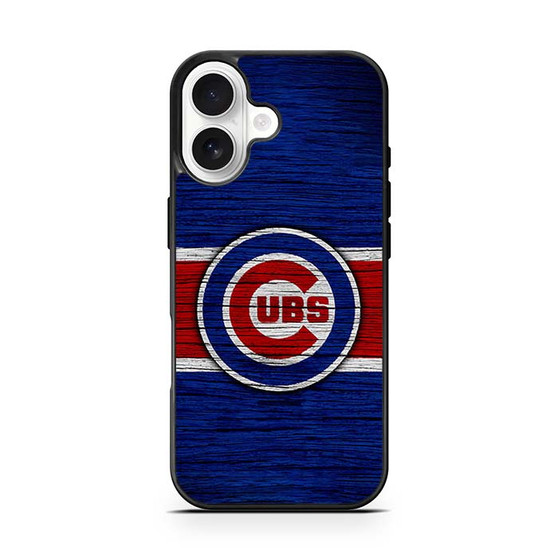 Chicago Cubs Wooden Style iPhone 17 Series Case