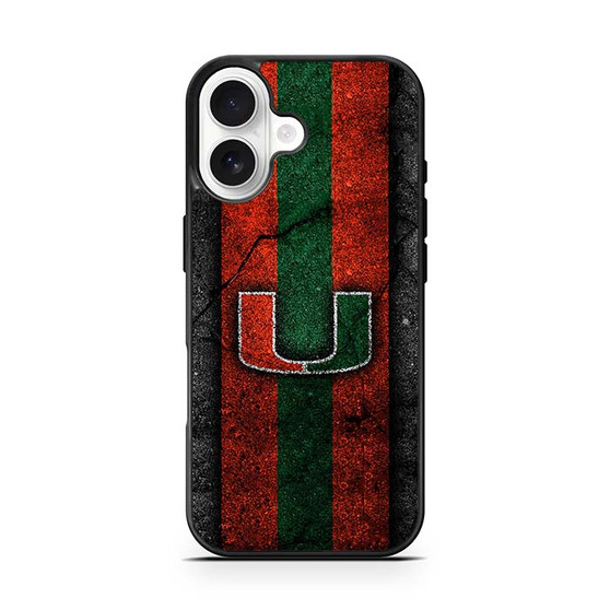 Miami Hurricanes  Asphalt Style iPhone 17 Series Case