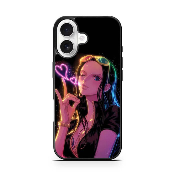 One Piece Series Nico Robin Neon Art iPhone 17 Series Case