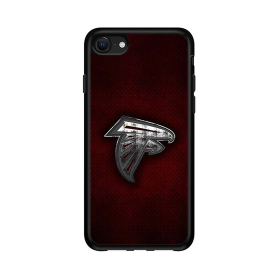 Atlanta Falcons Metal logo iPhone 16e Case