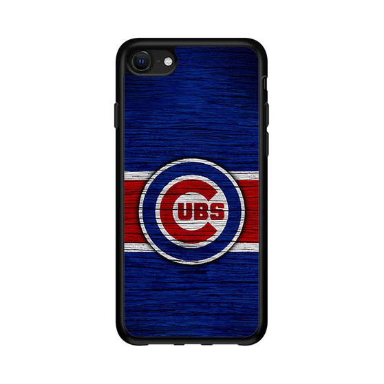 Chicago Cubs Wooden Style iPhone 16e Case