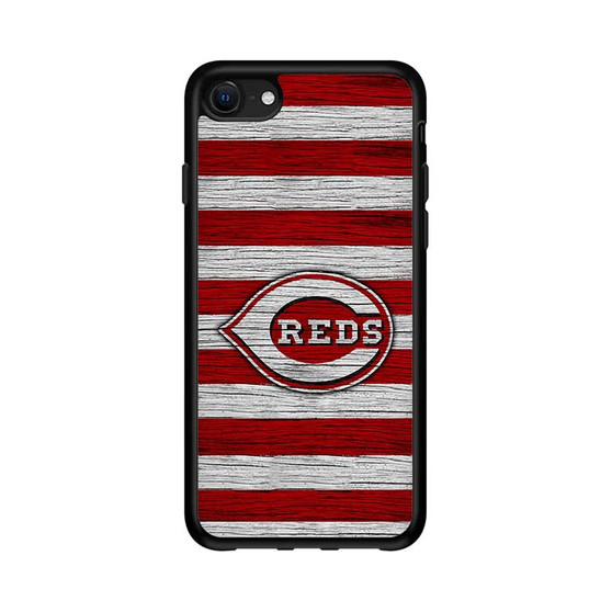 Cincinnati Reds Wooden Style iPhone 16e Case