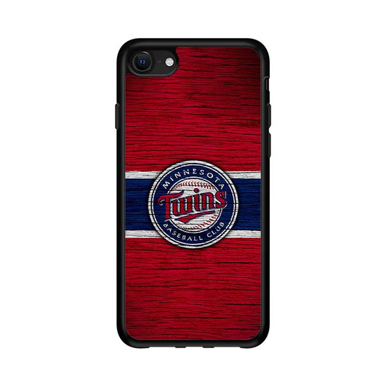 Minnesota Twins Wooden textur iPhone 16e Case