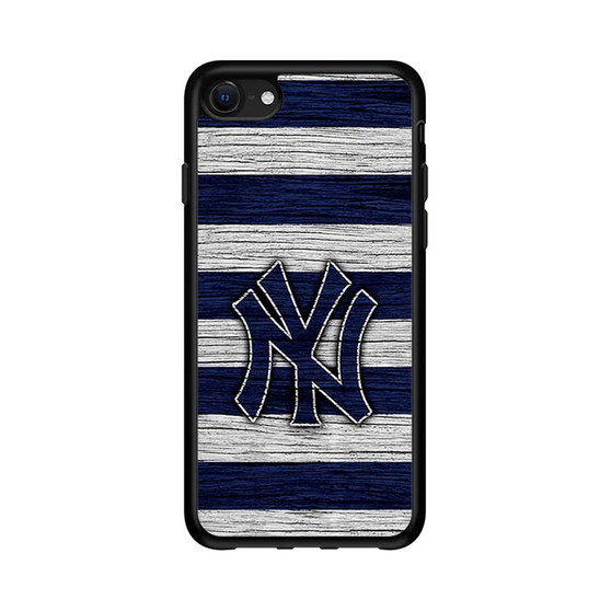 New York Yankees Wooden Style iPhone 16e Case