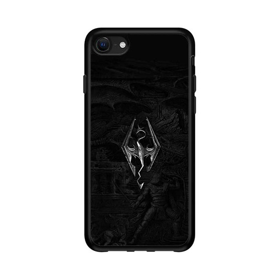 Skyrim V Metal Logo iPhone 16e Case