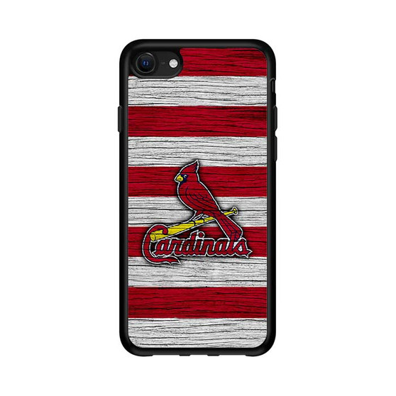 St Louis Cardinals Wooden Style iPhone 16e Case