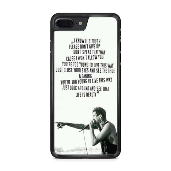 Of Mice & Men Lyrics 4 iPhone 7 | iPhone 7 Plus Case