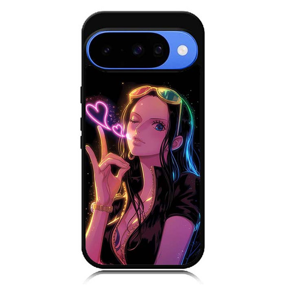 One Piece Series Nico Robin Neon Art Google Pixel 10 Series Case