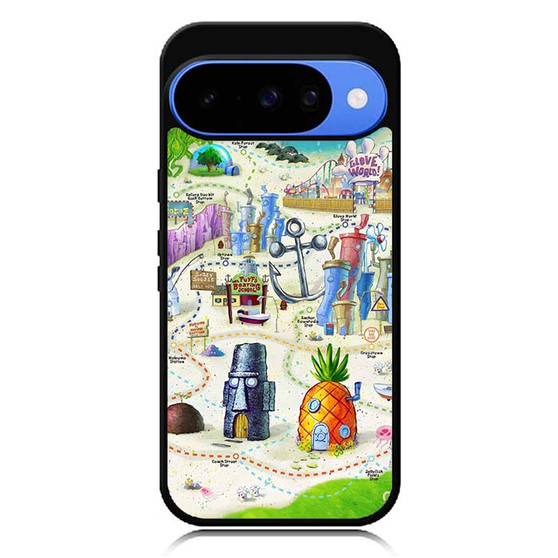 Spongebob Squarepants Maps Google Pixel 10 Series Case