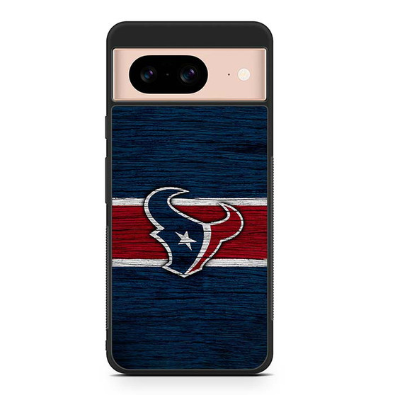 Houston Texans Wooden Style Google Pixel 8 Case
