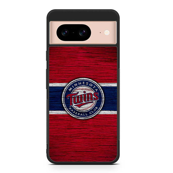 Minnesota Twins Wooden textur Google Pixel 8 Case