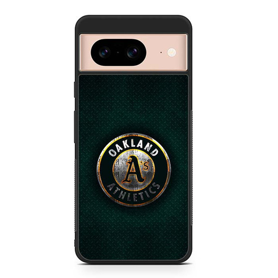 Oakland Athletics Green metal Google Pixel 8 Case