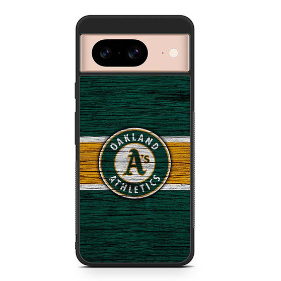 Oakland Athletics Wooden Style Google Pixel 8 Case