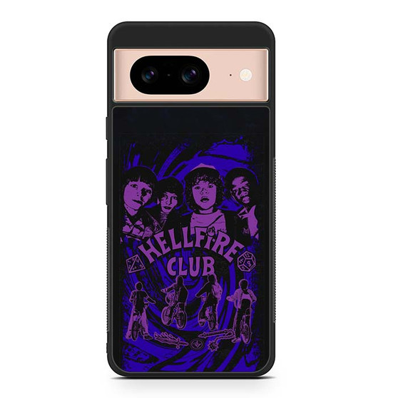 Stranger Things Hellfire Club Stripy Google Pixel 8 Case