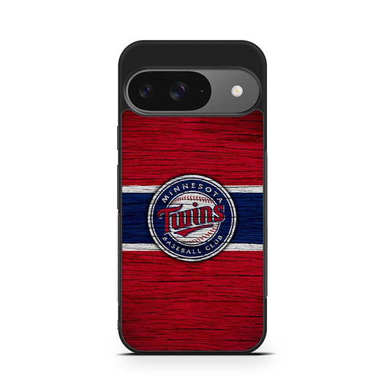 Minnesota Twins Wooden textur Google Pixel 9 Series Case