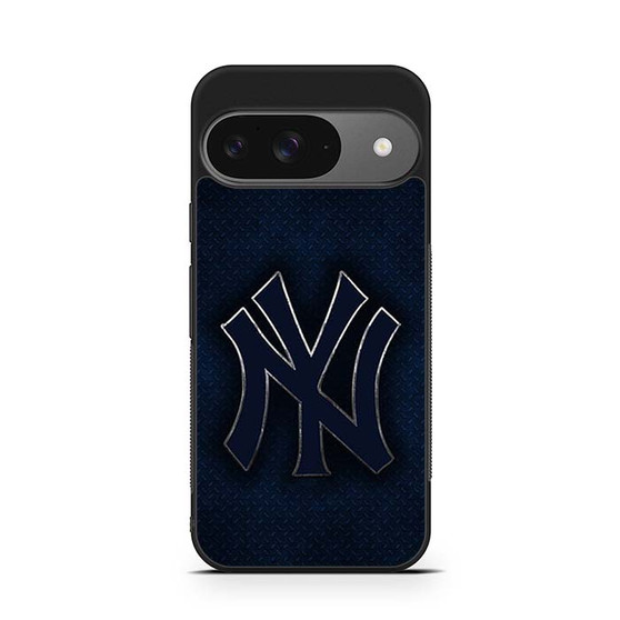 New York Yankees Blue metal Google Pixel 9 Series Case