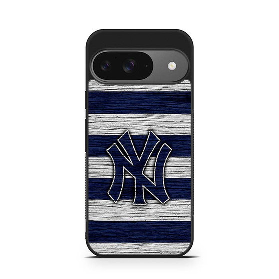 New York Yankees Wooden Style Google Pixel 9 Series Case