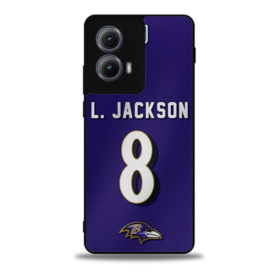 Baltimore Ravens Lamar Jackson Ravens Pride Moto Edge Case