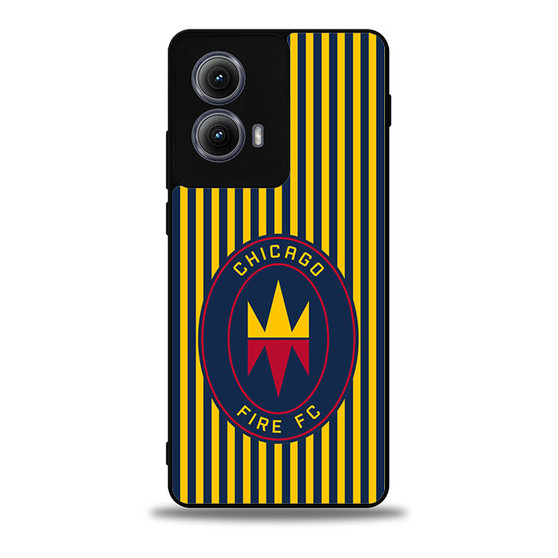 Classic Chicago Fire Logo Moto Edge Case