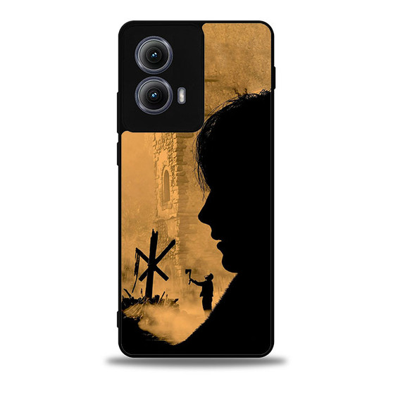 Leon Resident Evil 4 Remake Moto Edge Case