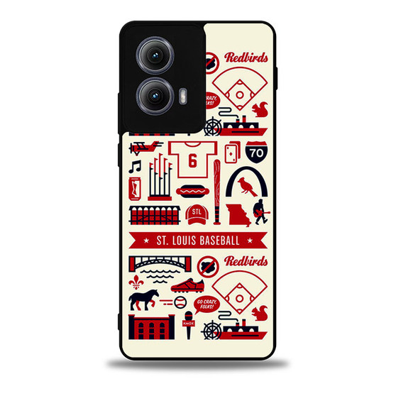 St Louis Baseball Starter Pack Moto Edge Case