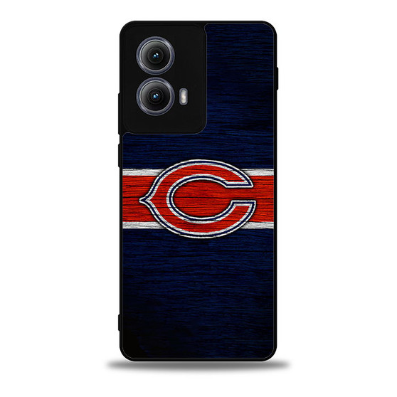 Chicago Bears Wooden Logo Moto Edge Case