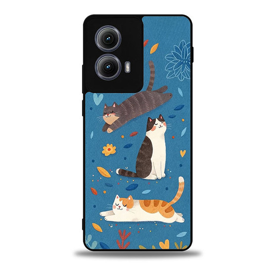 Cute Cats Moto Edge Case