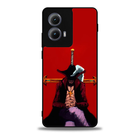 One Piece Series Mihawk in Red Moto Edge Case