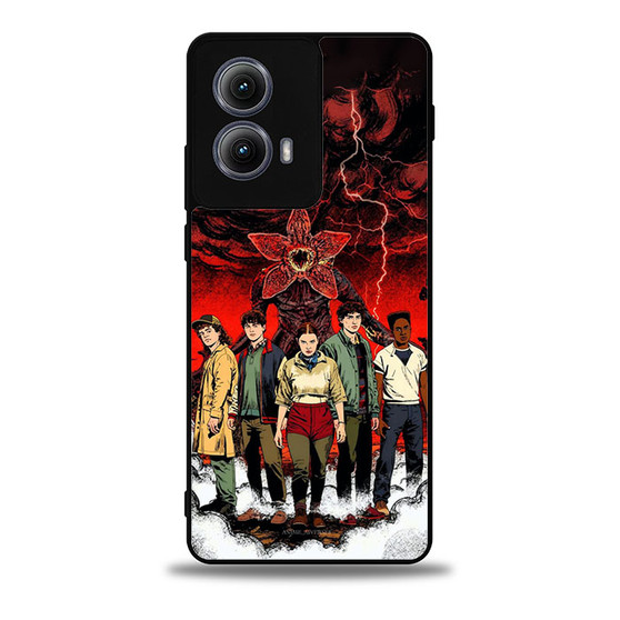 Stranger Things Art Moto Edge Case