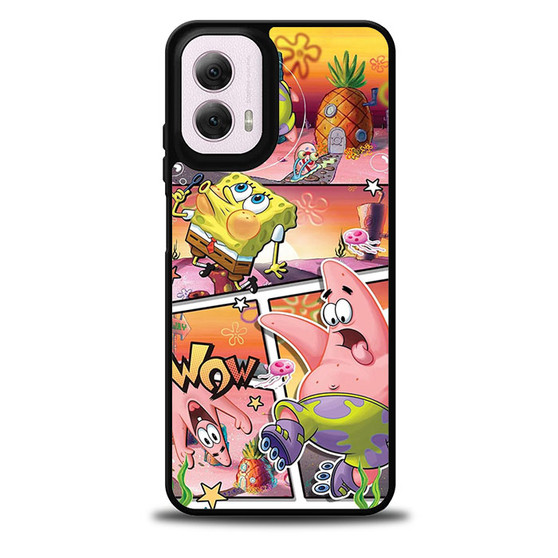SpongeBob SquarePants and Patrick Fun Moto G 5G Case