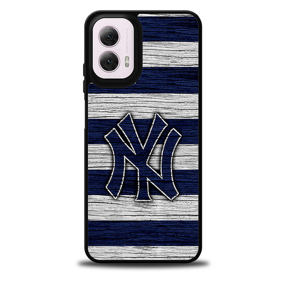 New York Yankees Wooden Style Moto G 5G Case