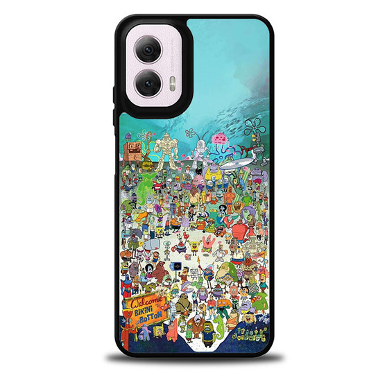Spongebob Squarepants All Characters Moto G 5G Case