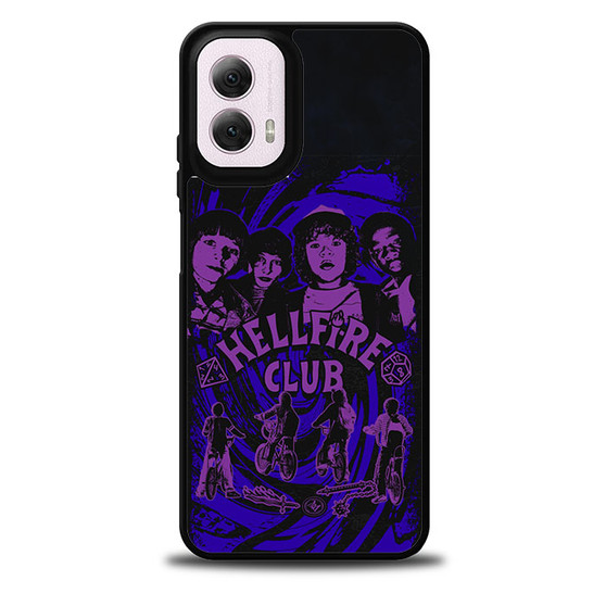 Stranger Things Hellfire Club Stripy Moto G 5G Case