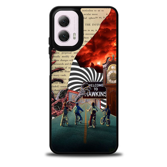 Stranger Things Wlcome to Hawkins Moto G 5G Case