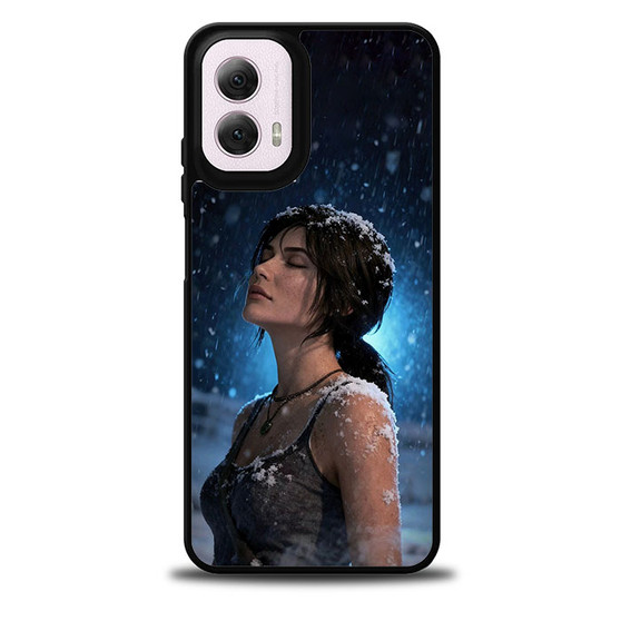 Tomb Rider Lara Croft in Snow Moto G 5G Case